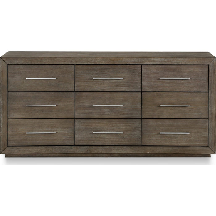 Modus Furniture Melbourne Nine Drawer Dresser in Dark Pine (2024) 655450432675 8D6482A Image 6