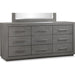 Modus Furniture Melbourne Nine Drawer Dresser in Mineral (2024) 655450432699 8DBX82A Image 3