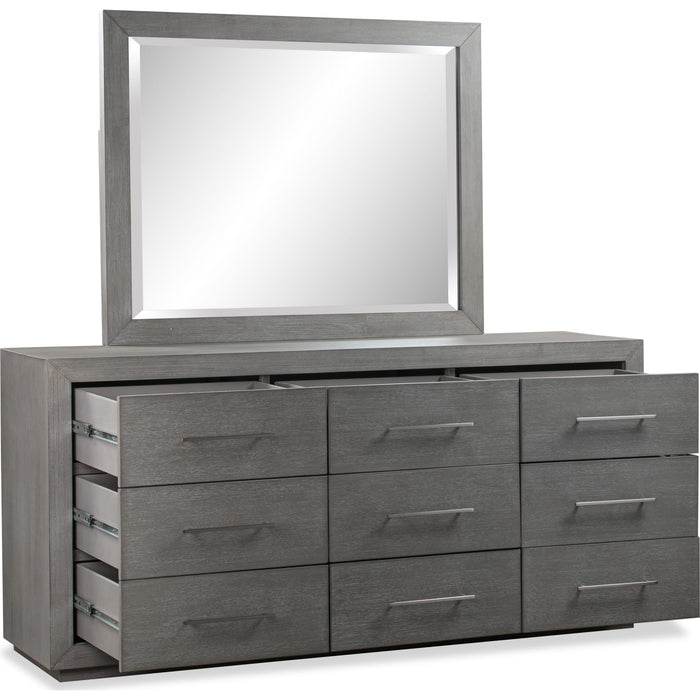 Modus Furniture Melbourne Nine Drawer Dresser in Mineral (2024) 655450432699 8DBX82A Image 7