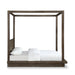 Modus Melbourne Wood Canopy Bed in Dark Pine Image 5