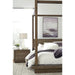 Modus Furniture Melbourne Wood Canopy Bed in Dark Pine  8D64F  Image 2