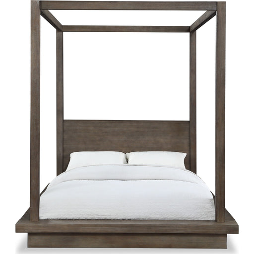 Modus Furniture Melbourne Wood Canopy Bed in Dark Pine  8D64F  Image 4