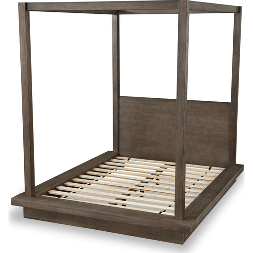 Modus Furniture Melbourne Wood Canopy Bed in Dark Pine  8D64F  Image 6