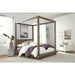 Modus Furniture Melbourne Wood Canopy Bed in Dark Pine  8D64F  Main Image