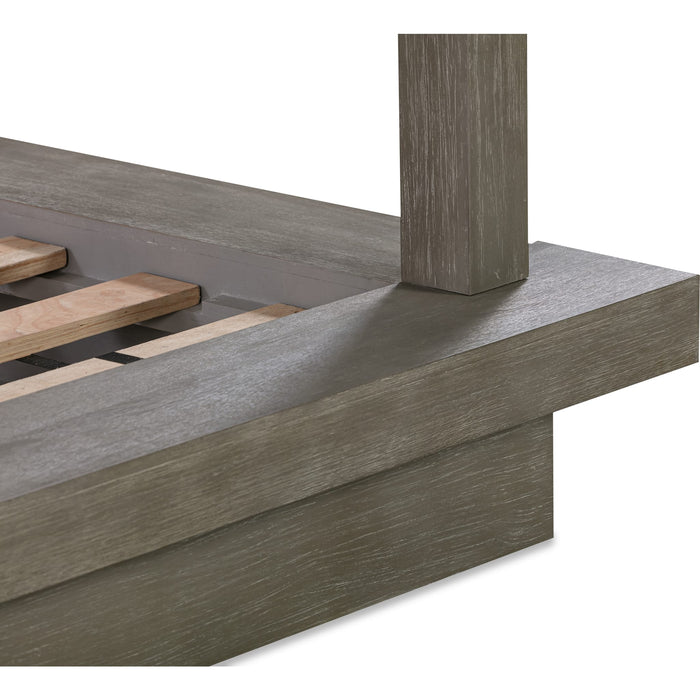 Modus Furniture Melbourne Wood Canopy Bed in Mineral  8DBXF  Image 3