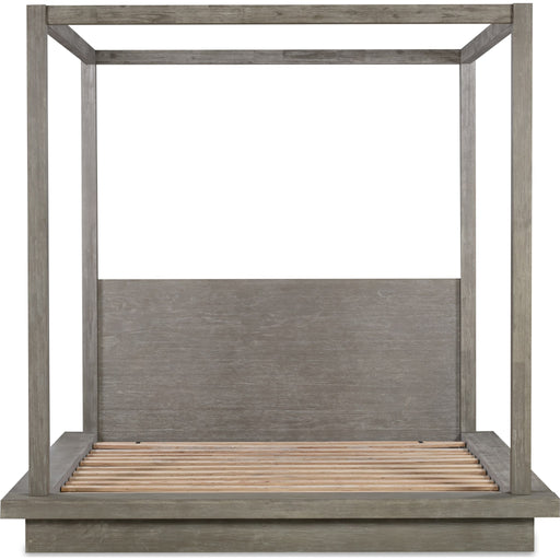 Modus Furniture Melbourne Wood Canopy Bed in Mineral  8DBXF  Image 4