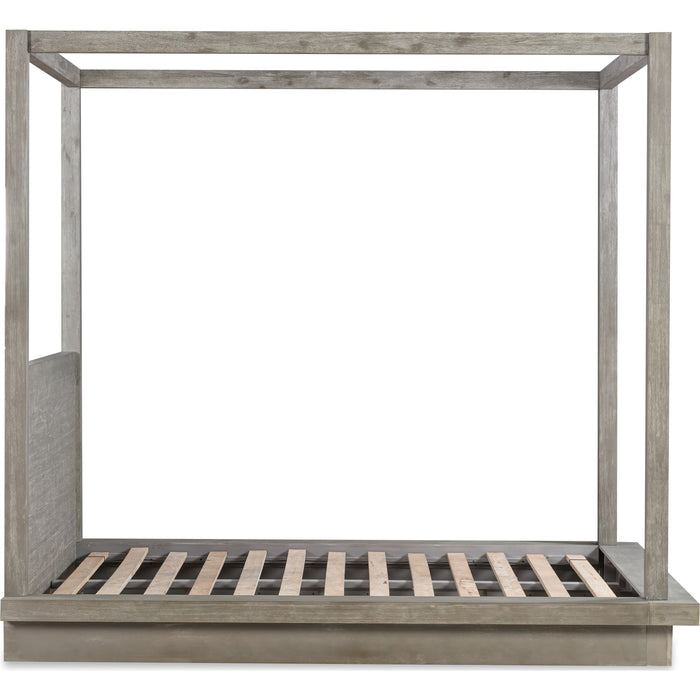 Modus Furniture Melbourne Wood Canopy Bed in Mineral  8DBXF  Image 5