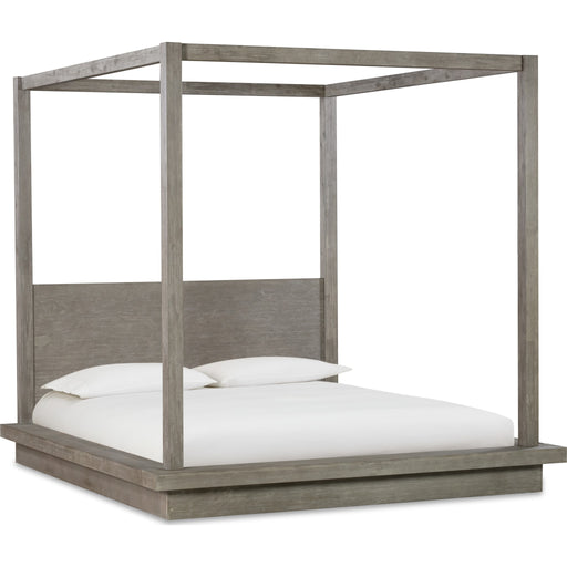 Modus Furniture Melbourne Wood Canopy Bed in Mineral  8DBXF  Image 8