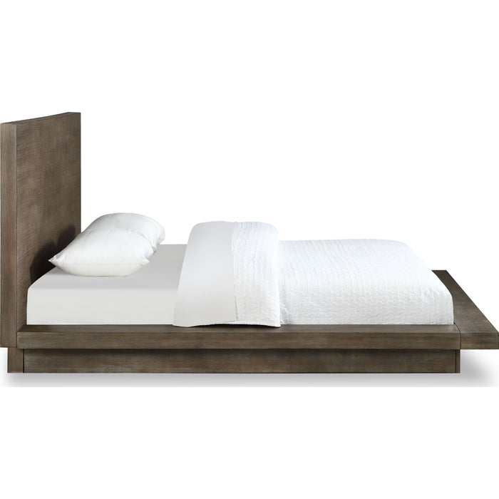 Modus Furniture Melbourne Wood Platform Bed in Dark Pine  8D64H  Image 4