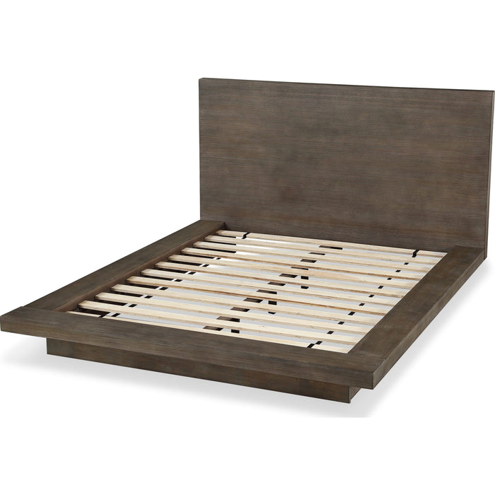Modus Furniture Melbourne Wood Platform Bed in Dark Pine  8D64H  Image 5