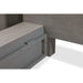 Modus Melbourne Wood Platform Bed in Mineral Image 5