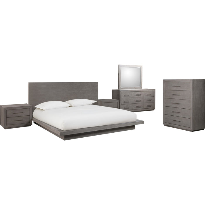 Modus Furniture Melbourne Wood Platform Bed in Mineral  8DBXH  Image 7