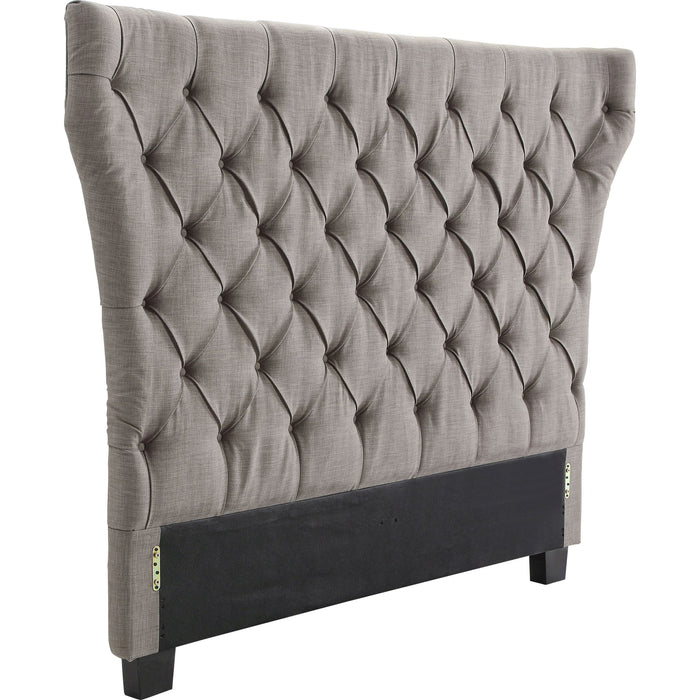 Modus Furniture Melina Tufted Upholstered Headboard in Dolphin Linen  3ZH3L BH53 Image 3