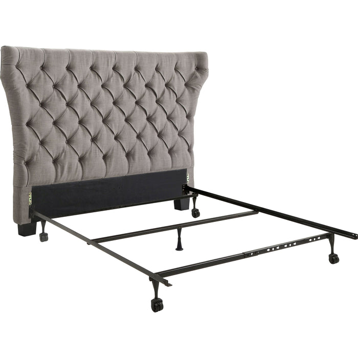 Modus Furniture Melina Tufted Upholstered Headboard in Dolphin Linen  3ZH3L BH53 Image 4