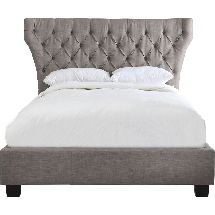 Modus Furniture Melina Upholstered Footboard Storage Bed in Dolphin Linen  3ZH3D 53 Image 4