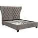 Modus Furniture Melina Upholstered Platform Bed in Dolphin Linen  3ZH3L 53 Image 7