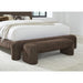 Modus Furniture Mocoa Fully Upholstered Bench in Mongoose Chenille 655450484438 UVYT91 Main Image