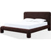 Modus Furniture Mocoa Fully Upholstered Platform Bed in Mongoose Chenille  UVYTR  Image 2