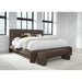 Modus Furniture Mocoa Fully Upholstered Platform Bed in Mongoose Chenille  UVYTR  Main Image