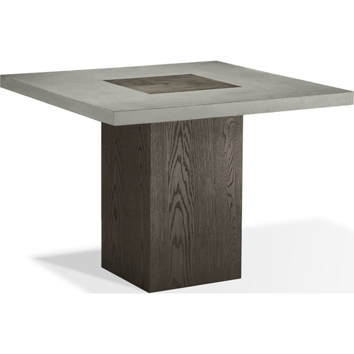 Modus Furniture Modesto Concrete Top Wood Base Dining Table in Natural Concrete and French Roast 655450331220 FPBL60 Image 3