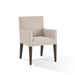 Modus Modesto Upholstered Arm Chair in Abalone Linen and French Roast Image 3
