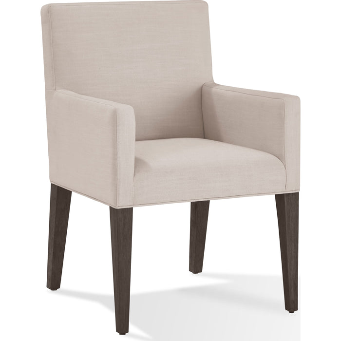 Modus Furniture Modesto Upholstered Arm Chair in Abalone Linen and French Roast 655450331282 FPBL64B Image 3