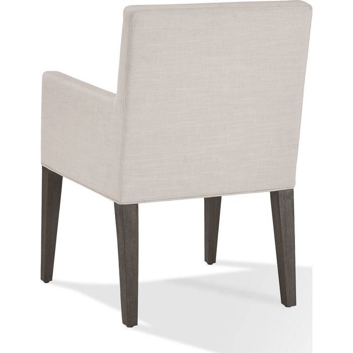 Modus Furniture Modesto Upholstered Arm Chair in Abalone Linen and French Roast 655450331282 FPBL64B Image 6
