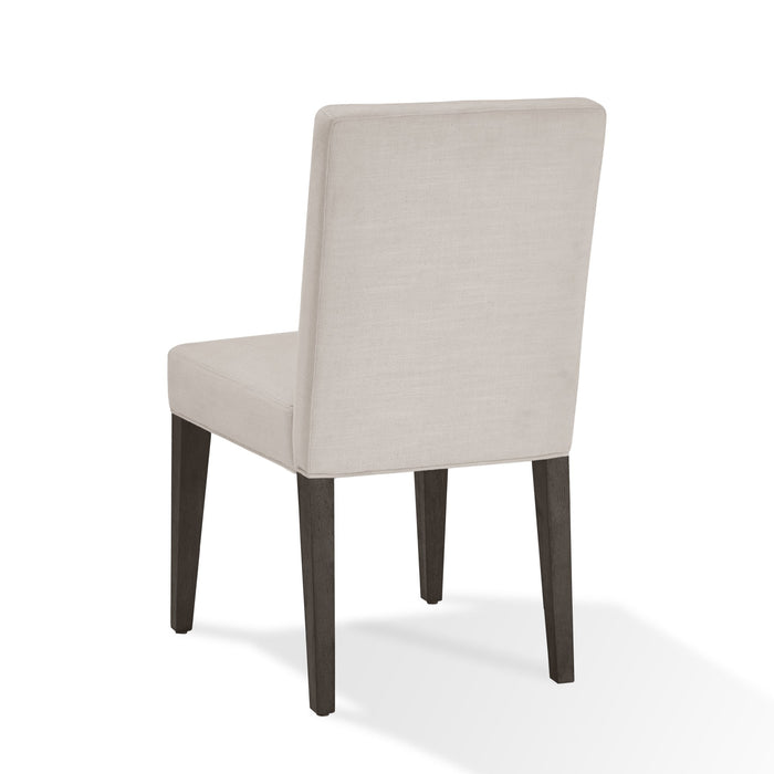 Modus Modesto Upholstered Side Chair in Abalone Linen and French RoastImage 6