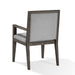 Modus Modesto Wood Frame Upholstered Arm Chair in Koala Linen and French Roast Image 6