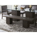 Modus Modesto Wooden Dining Bench in French Roast Main Image
