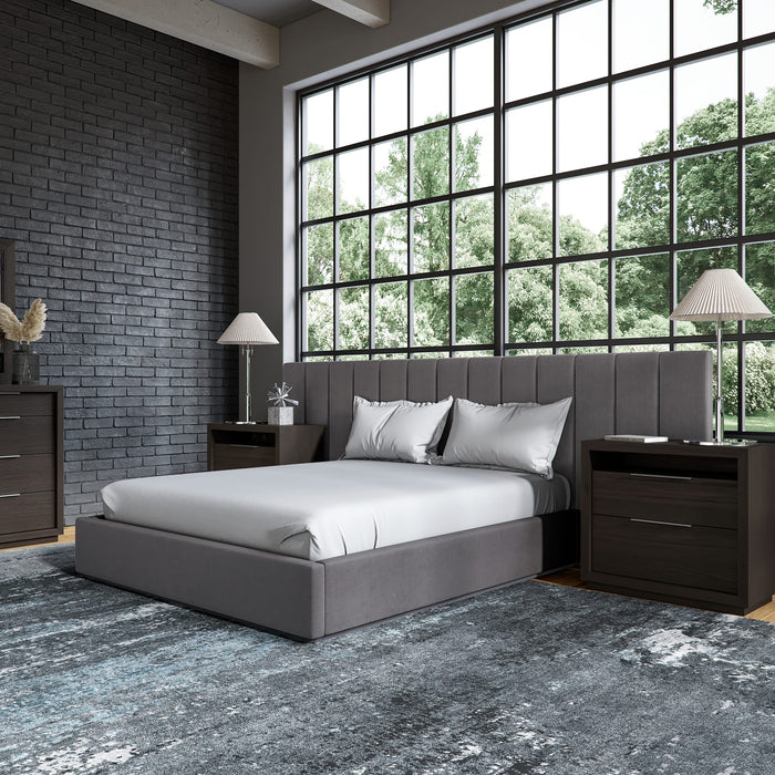 Modus Monty Upholstered Wall Bed in Stormy NightImage 2