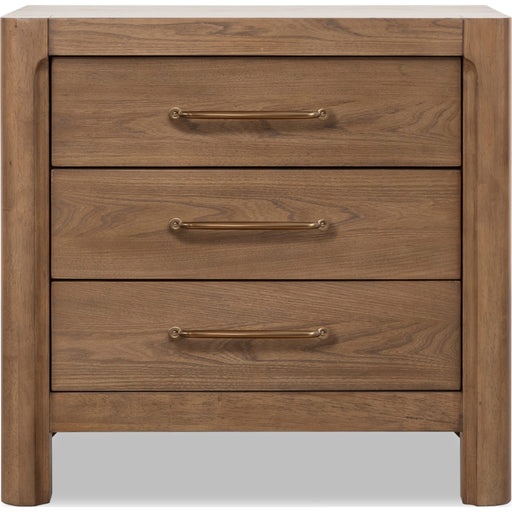 Modus Furniture Morris 3 Drw NS  Claystone 655450514739 LM2C81B Image 1