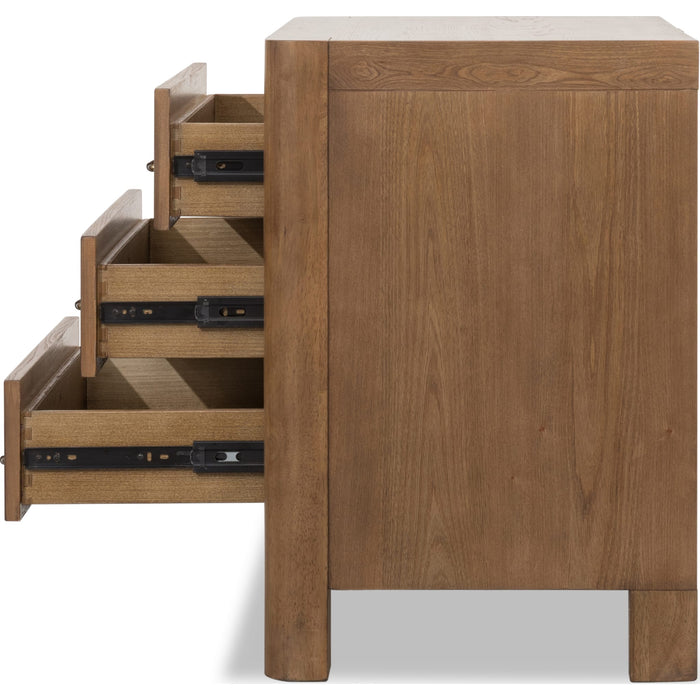 Modus Furniture Morris 3 Drw NS  Claystone 655450514739 LM2C81B Image 4