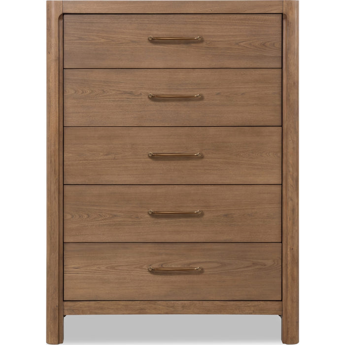 Modus Furniture Morris 5 Drw Chest  Claystone 655450514777 LM2C84 Image 1
