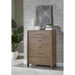 Modus Furniture Morris 5 Drw Chest  Claystone 655450514777 LM2C84 Main Image