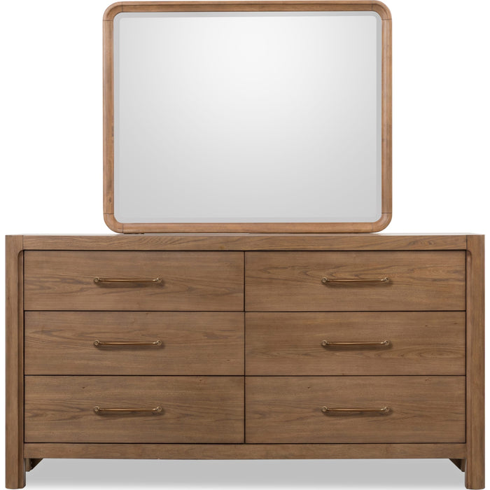 Modus Furniture Morris 6 Drw Dresser  Claystn 655450514746 LM2C82 Image 3