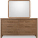 Modus Furniture Morris 6 Drw Dresser  Claystn 655450514746 LM2C82 Image 3