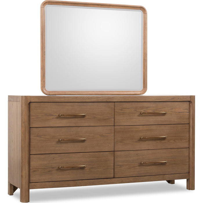 Modus Furniture Morris 6 Drw Dresser  Claystn 655450514746 LM2C82 Image 4