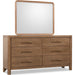 Modus Furniture Morris 6 Drw Dresser  Claystn 655450514746 LM2C82 Image 4