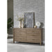 Modus Furniture Morris 6 Drw Dresser  Claystn 655450514746 LM2C82 Main Image