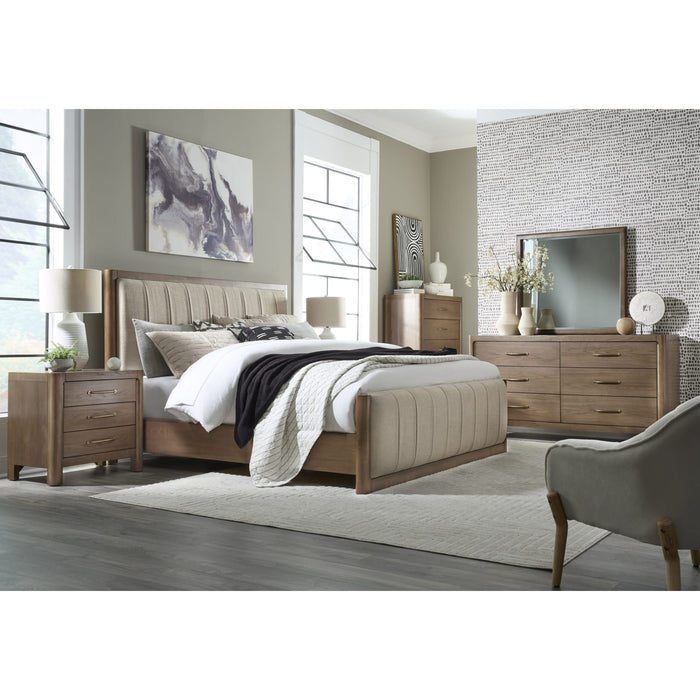 Modus Furniture Morris WdUph Bed  CshCls  LM2CB  Image 5