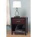 Modus Furniture Nevis Charging Station Nightstand in Espresso 655450062520 NV2381P Image 7
