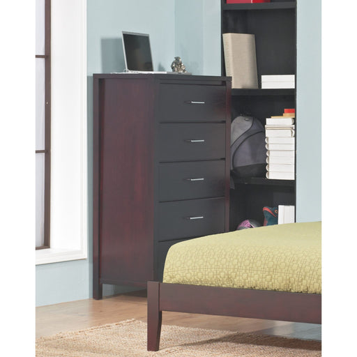 Modus Furniture Nevis Five Drawer Chest in Espresso (2024) 655450431692 NV2384A Image 10