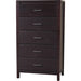 Modus Furniture Nevis Five Drawer Chest in Espresso (2024) 655450431692 NV2384A Image 11