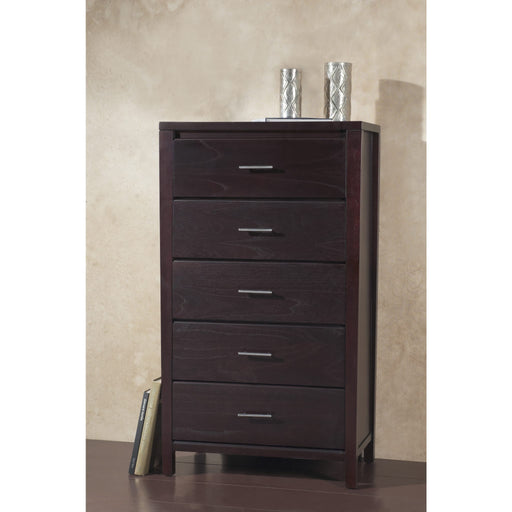 Modus Furniture Nevis Five Drawer Chest in Espresso (2024) 655450431692 NV2384A Image 4
