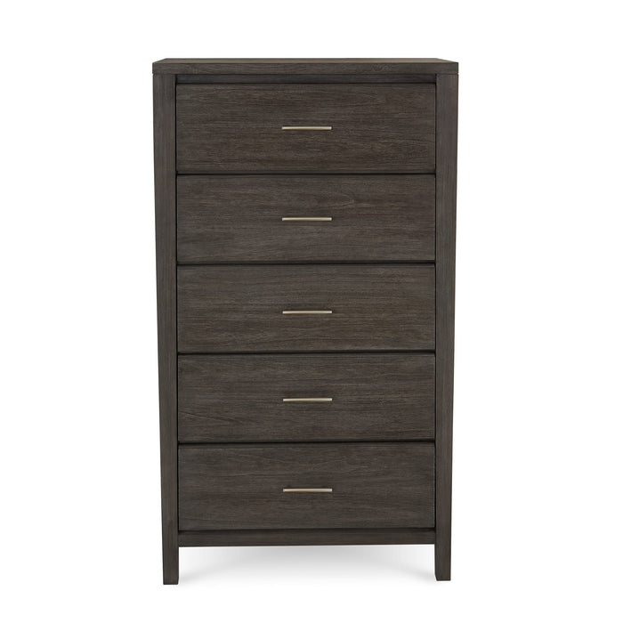 Modus Nevis Five Drawer Chest in SharkskinImage 4
