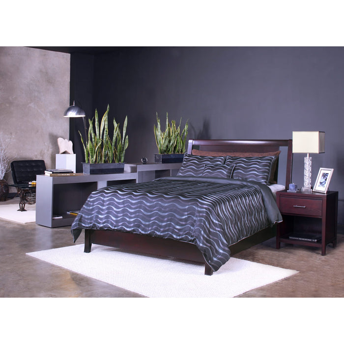 Modus Furniture Nevis Low Profile Storage Bed in Espresso  NV23D  Image 2