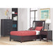 Modus Furniture Nevis Low Profile Storage Bed in Espresso  NV23D  Image 3