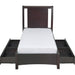 Modus Furniture Nevis Low Profile Storage Bed in Espresso  NV23D  Image 8
