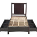 Modus Furniture Nevis Low Profile Storage Bed in Espresso  NV23D  Image 9